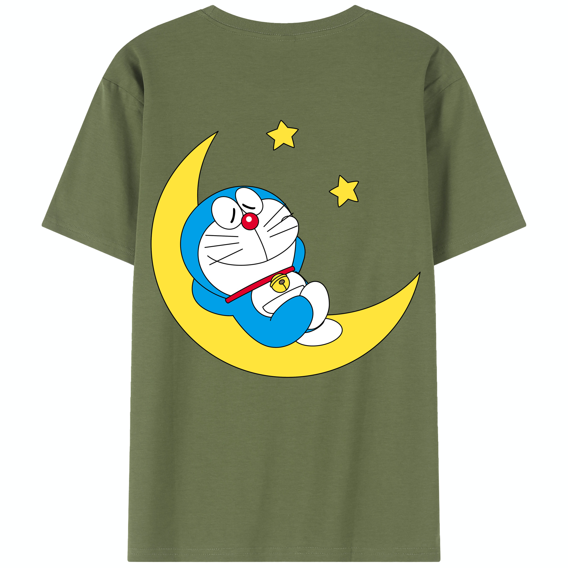 （画像用） ドラえもん Doraemon 綿100％半袖Tシャツ（背面プリント）